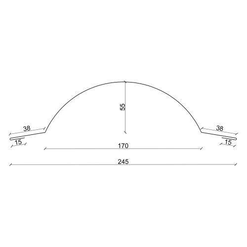Preview: Querschnitt Rundfirst, Tonnenfirst KLEIN